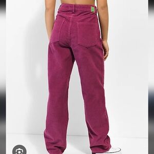 Empyre Tori Corduroy Skate Pants sz 4 In Berry